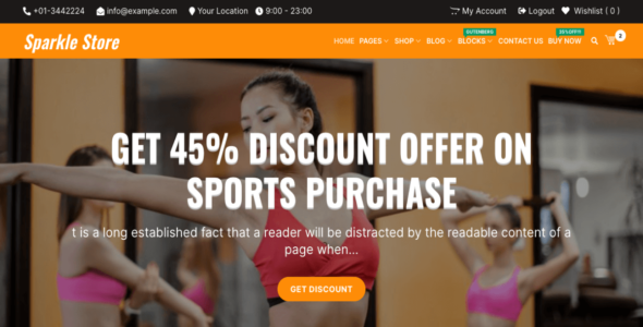 Sparkle Store (WordPress)