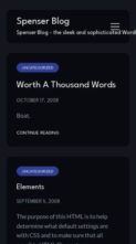 Spenser Blog (screenshot mobile)