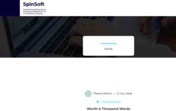 SpinSoft (screenshot desktop)