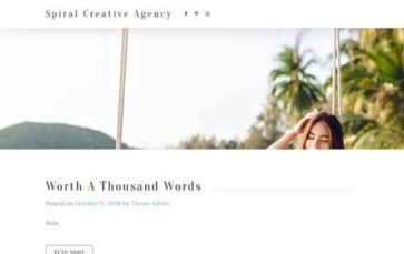 Spiral Creative Agency (screenshot desktop)