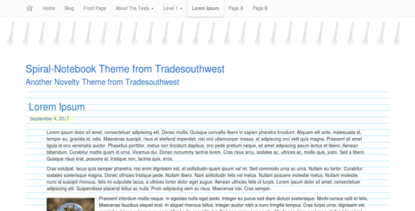 Spiral Notebook (WordPress)