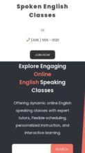 Spoken English Classes (screenshot mobile)