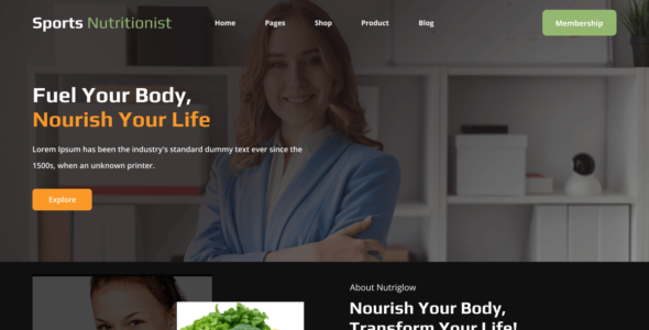 Sports Nutritionist (WordPress)