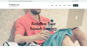 Squash Personal Coach (WordPress)
