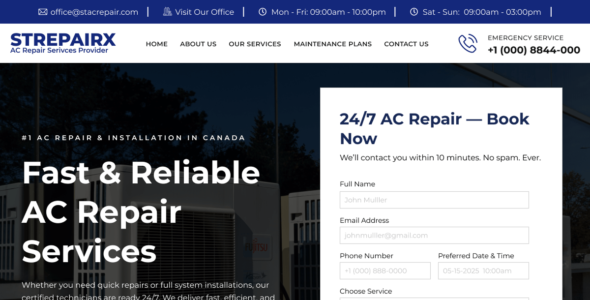 ST AC Repair (WordPress)