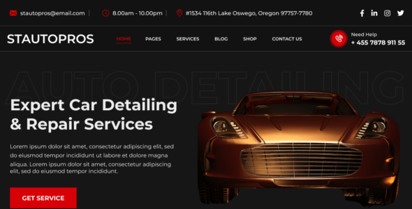 ST Auto Detailing (WordPress)