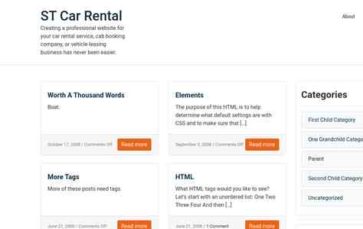 ST Car Rental (screenshot desktop)