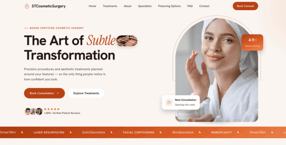 ST Cosmetic Surgery (WordPress)