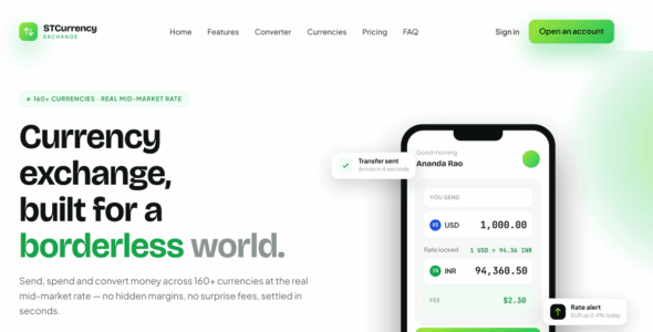 ST Currency Exchange (WordPress)