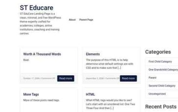 ST Educare (screenshot desktop)