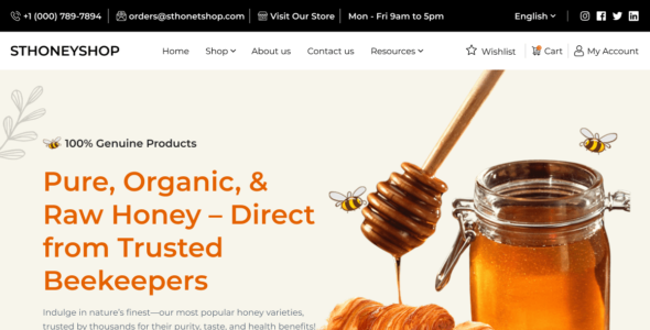 ST Honey Shop (WordPress)