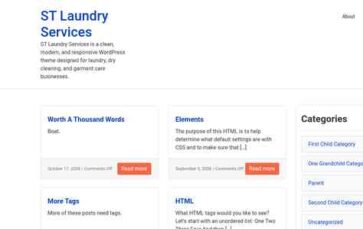 ST Laundry Services (screenshot desktop)