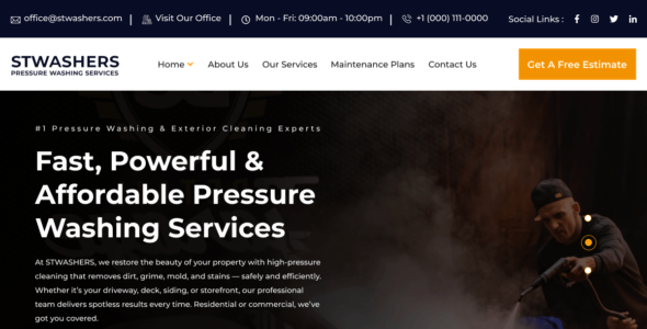 ST Pressure Washing (WordPress)