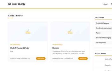 ST Solar Energy (screenshot desktop)