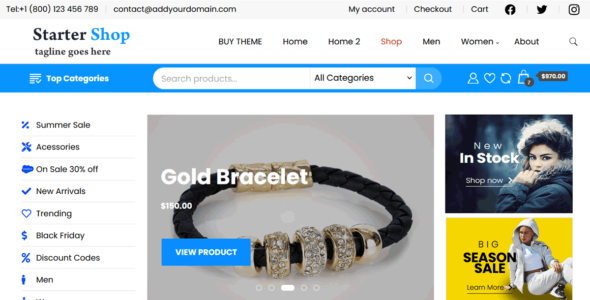 Starter Shop (WordPress)