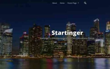Startinger (screenshot desktop)