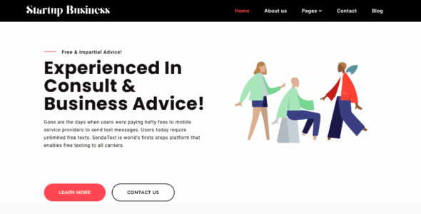 Startup Business Elementor (WordPress)