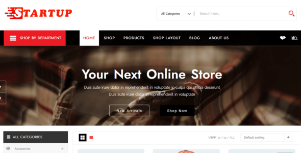 Startup Shop (WordPress)