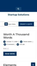 Startup Solutions (screenshot mobile)
