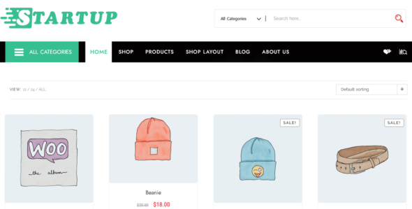 Startup Store (WordPress)