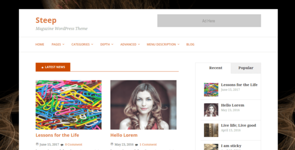 Steep (WordPress)