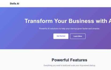 Stella AI (screenshot desktop)