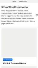 Store WooCommerce (screenshot mobile)