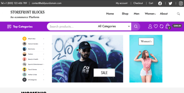 Storefront Blocks (WordPress)