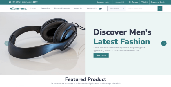 Storefront Ecommerce Shop (WordPress)