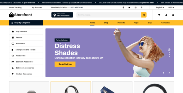 Storefront Ecommerce (WordPress)
