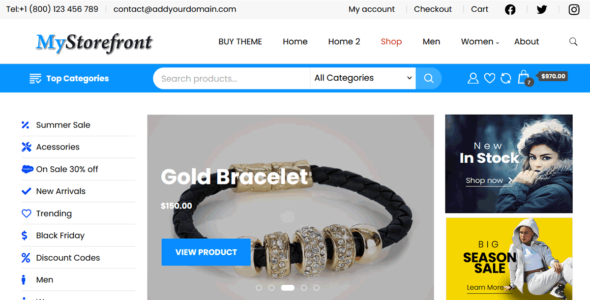 Storefront Starter (WordPress)