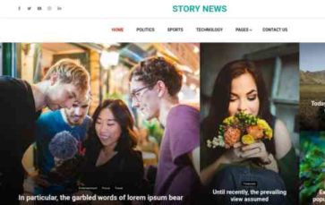 Story News (screenshot desktop)