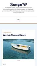 Screenshot Mobile StrangerWP (screenshot mobile)