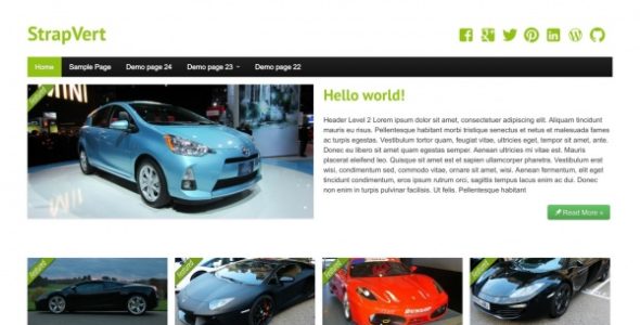 StrapVert (WordPress)
