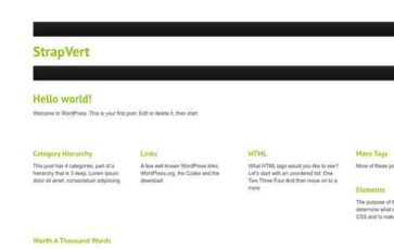 StrapVert (screenshot desktop)
