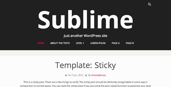Sublime Press (WordPress)