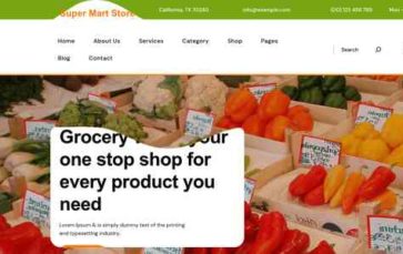Screenshot Desktop Super Mart Store (screenshot desktop)