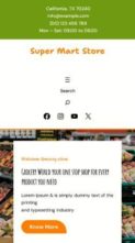 Screenshot Mobile Super Mart Store (screenshot mobile)