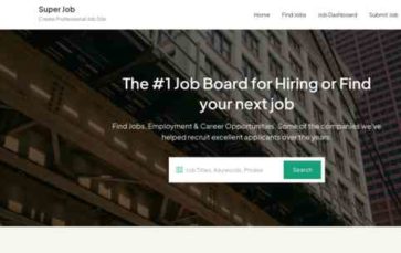 Superjob (screenshot desktop)