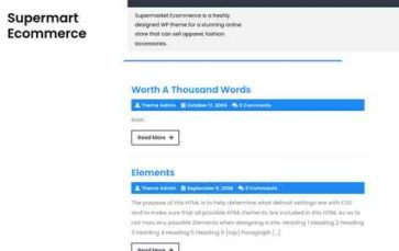 Supermart Ecommerce (screenshot desktop)