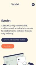 Synclet (screenshot mobile)