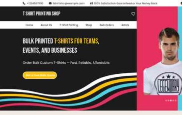 Screenshot Desktop T Shirt Printing Shop (screenshot desktop)