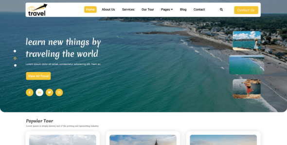 Tafri Travel Blog (WordPress)