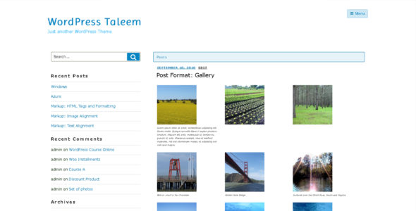 Taleem (WordPress)