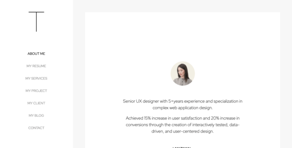 Tamal Portfolio (WordPress)