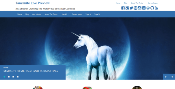 Tanzanite (WordPress)