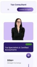 Tax Consultant (screenshot mobile)