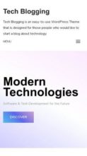 Tech Blogging (screenshot mobile)