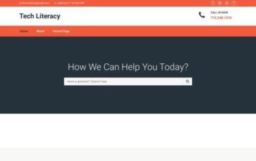 Tech Literacy (screenshot desktop)