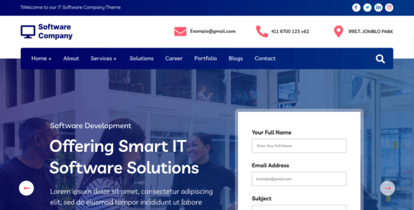 Tech Software Company (WordPress)